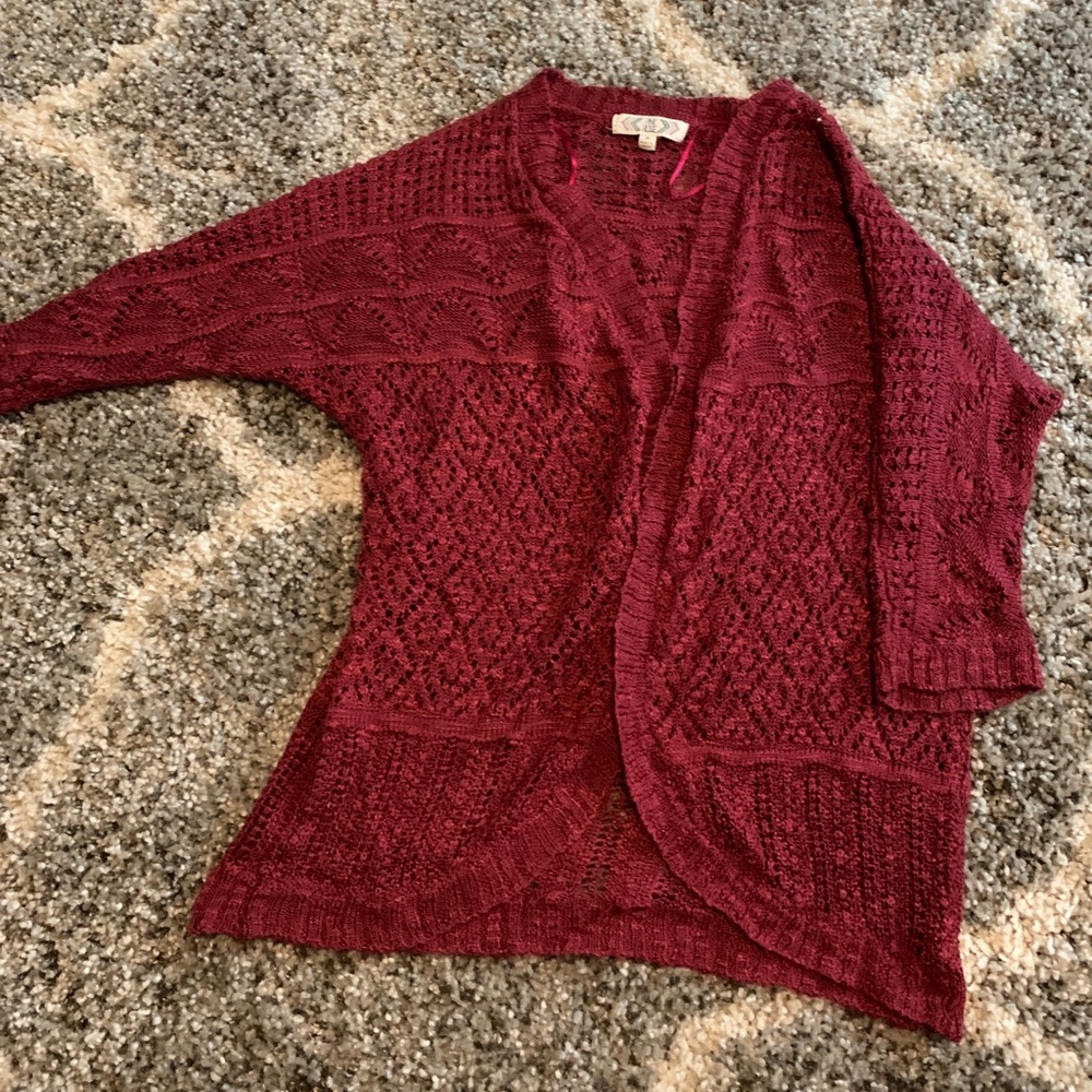 red sweater